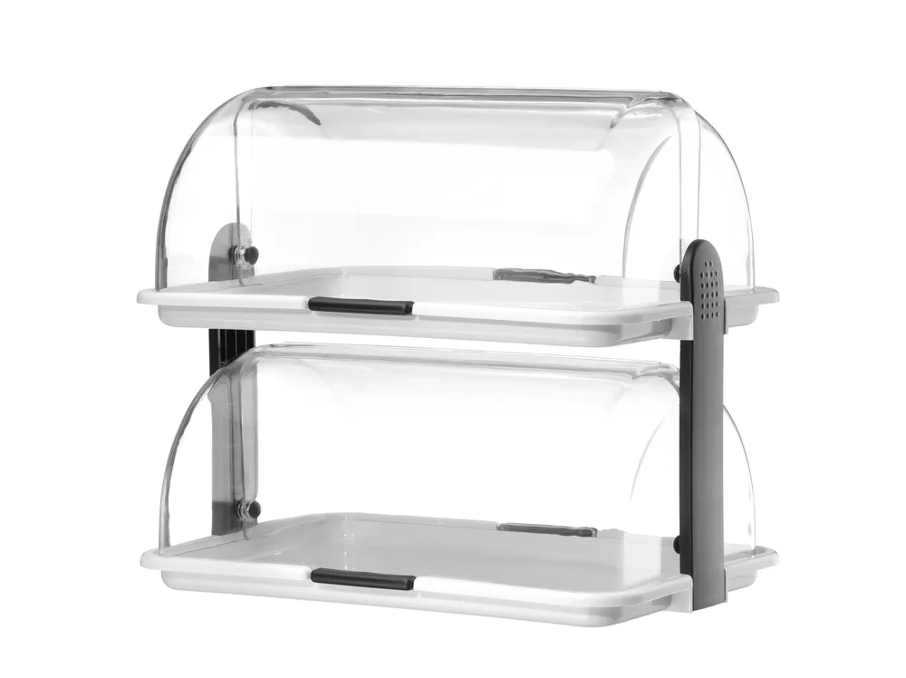 Expositor Duplo com Tampa Basculante, 465x310x410mm