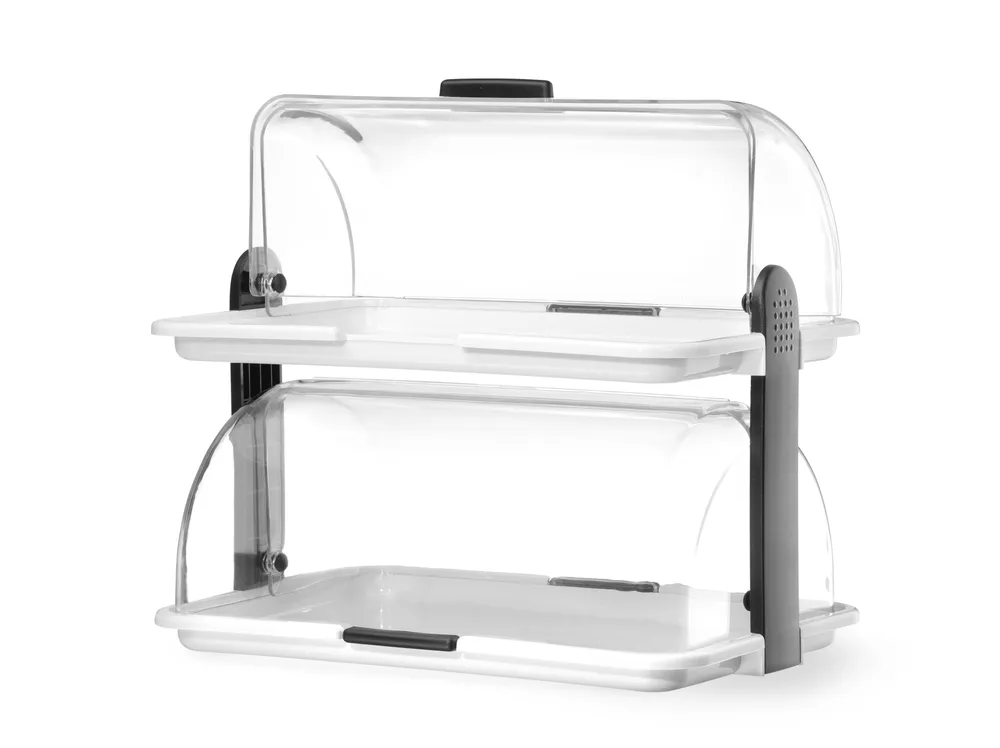Expositor Duplo com Tampa Basculante, 465x310x410mm