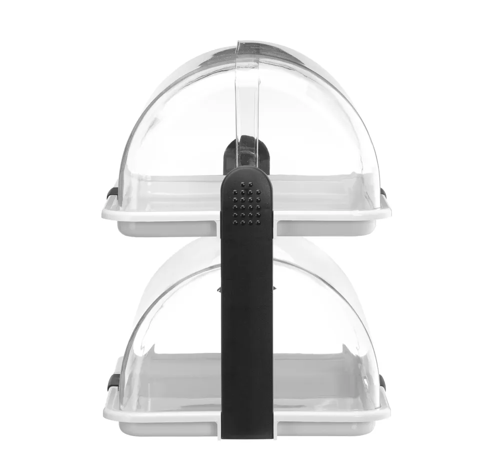Expositor Duplo com Tampa Basculante, 465x310x410mm