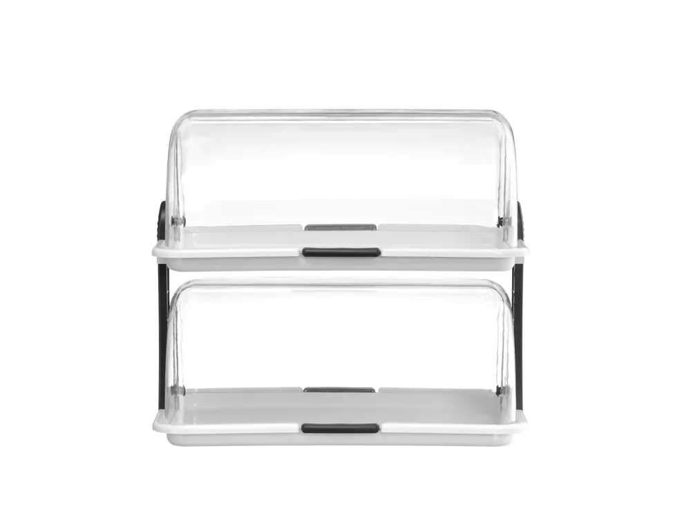 Expositor Duplo com Tampa Basculante, 465x310x410mm