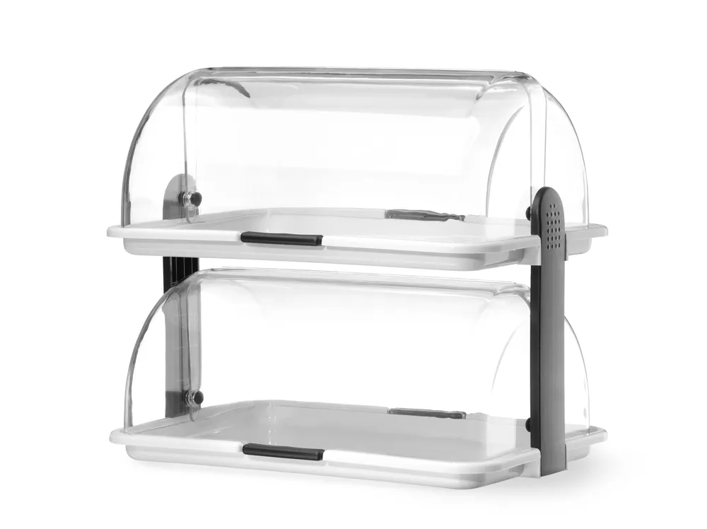 Expositor Duplo com Tampa Basculante, 465x310x410mm