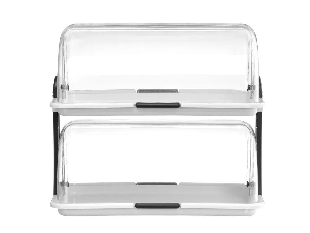 Expositor Duplo com Tampa Basculante, 465x310x410mm