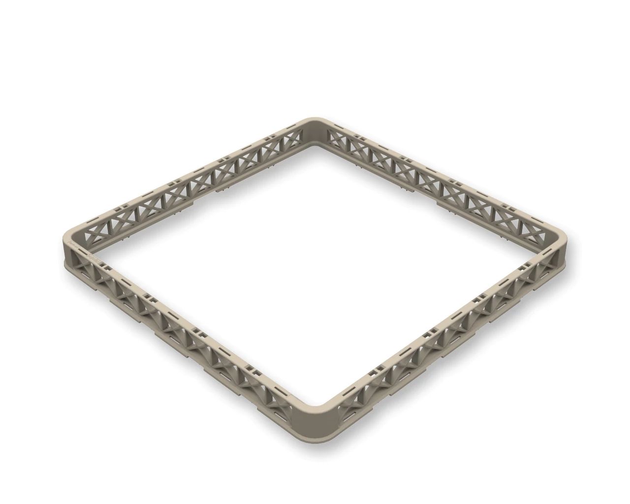 Extensor Cesto Lavagem Louça Flap Rack 50x50x5cm Bege