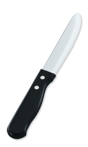 Faca de Bife Serrilhada 25.1 cm com Cabo Plástico Jumbo