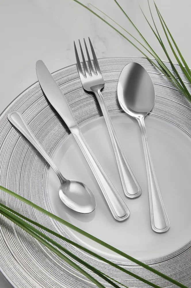 Faca de Mesa em Aço Inoxidável 18/0 – Pack 6 Unidades, 215mm