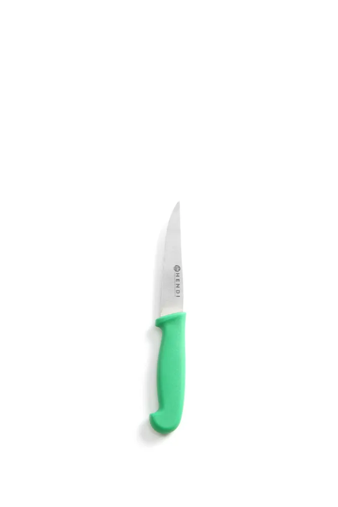 Faca Universal Serrilhada 205mm com Cabo Verde para Cozinha
