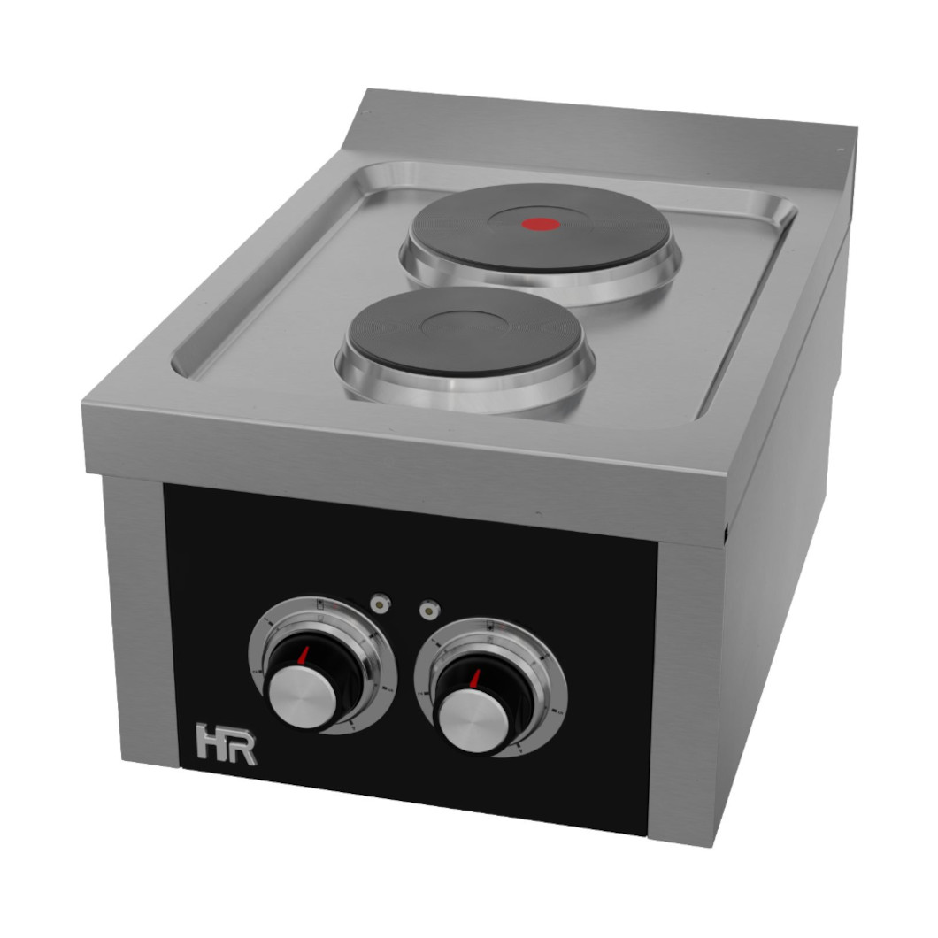Fogão Elétrico 2 Placas Forno GN 1/1 Linha 600