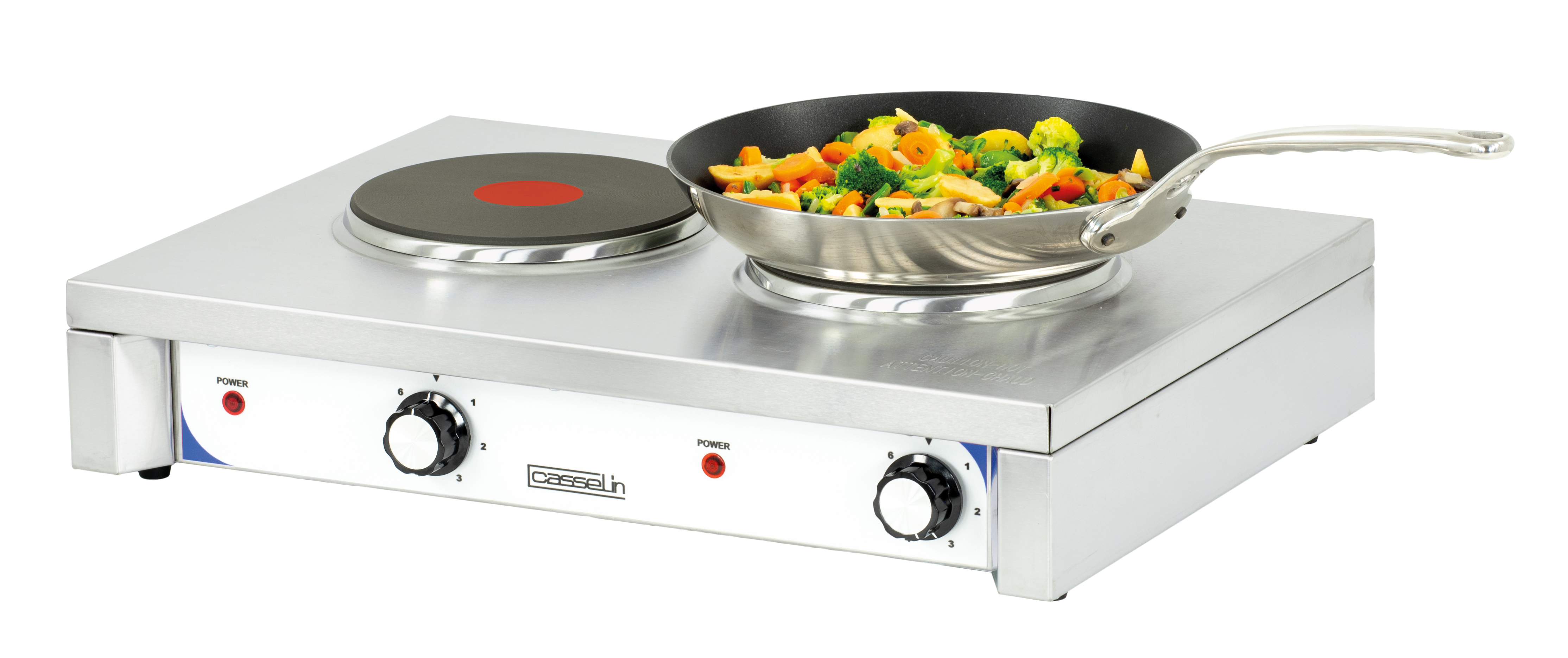 Fogão Elétrico Duplo 2x2000W para Bancada
