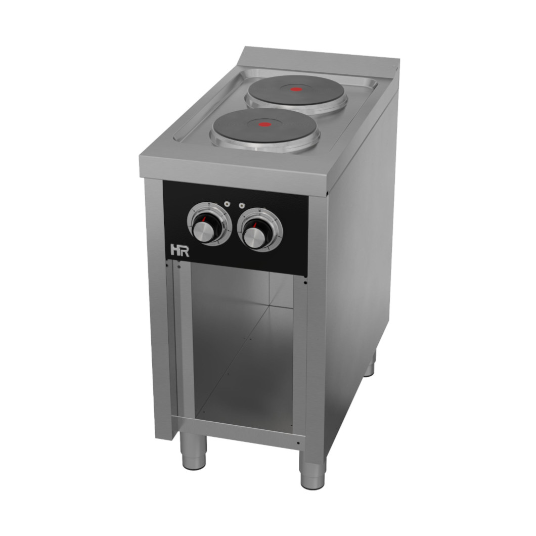 Fogão Elétrico 2 Placas com Forno GN 2/1 Linha 700