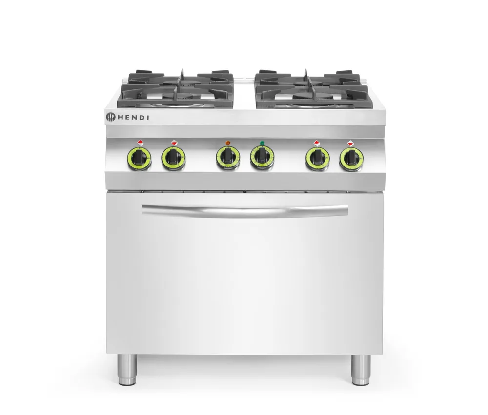 Fogão a Gás 4 Bicos com Forno Elétrico GN 1/1 Linha 700