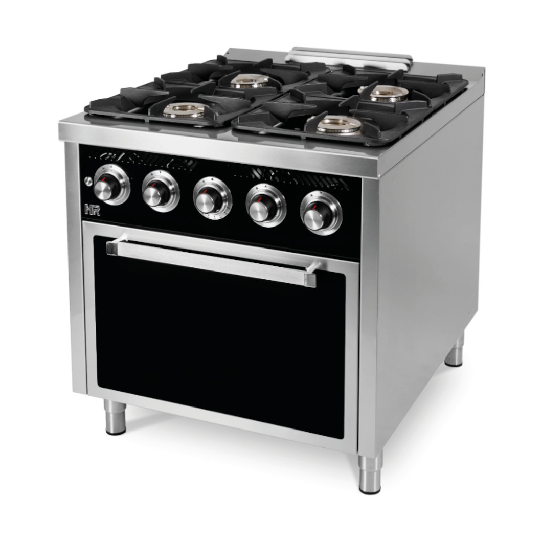 Fogão Industrial a Gás 4 Queimadores e Forno Linha 900