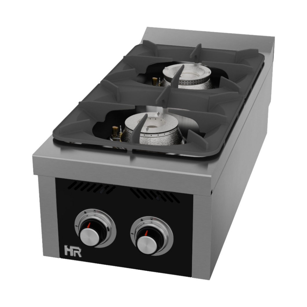 Fogão a Gás Profissional 2 Queimadores c/ Forno GN 2/1 Linha 900