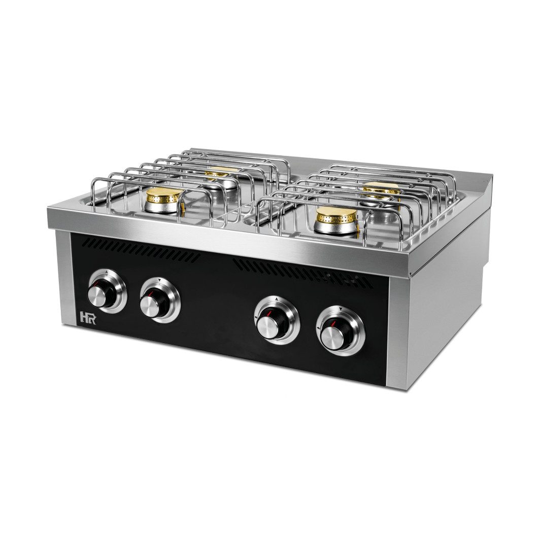 Fogão a Gás de Bancada 4 Queimadores c/ Forno GN 1/1 Linha 600