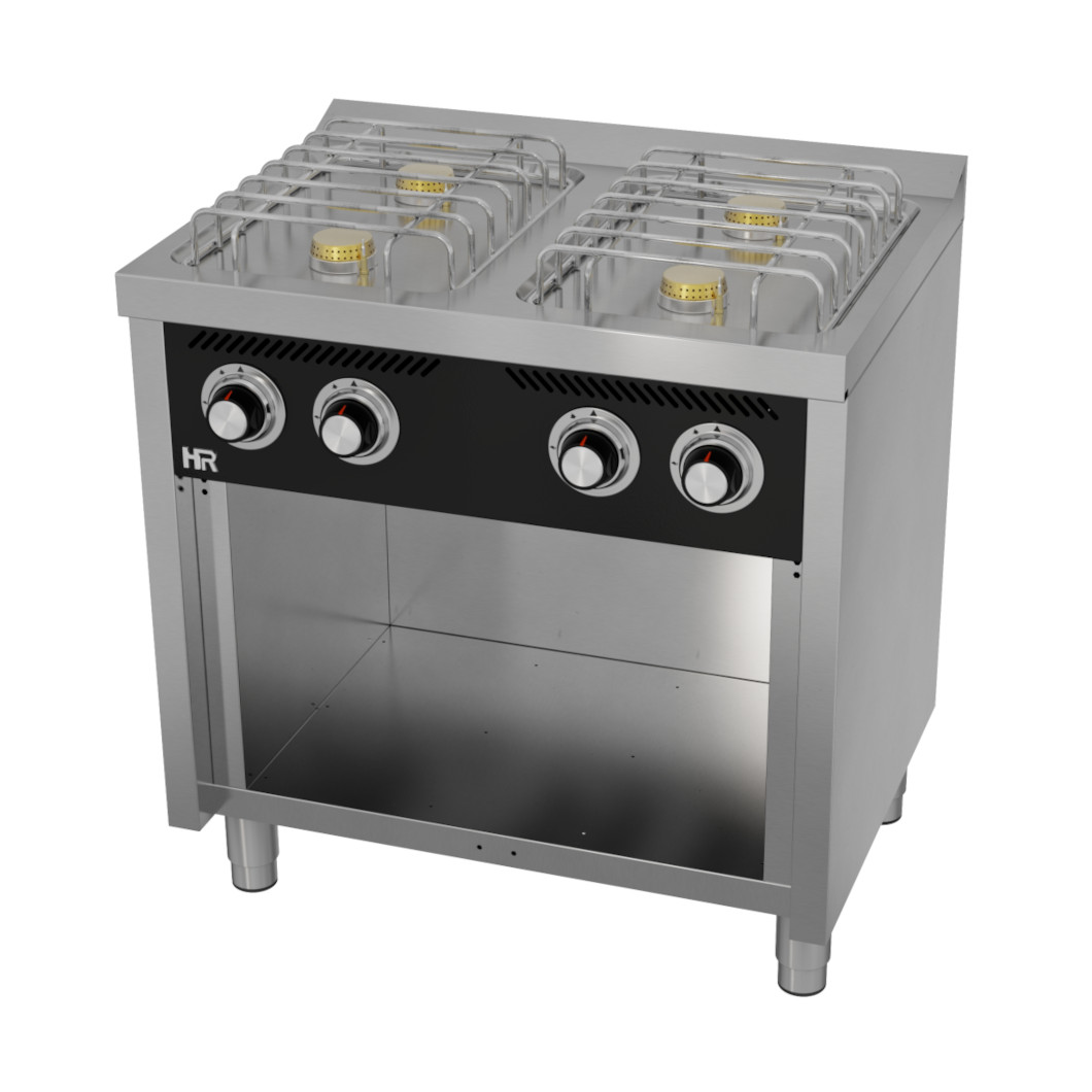 Fogão a Gás Profissional c/ Forno GN 1/1 Linha 600