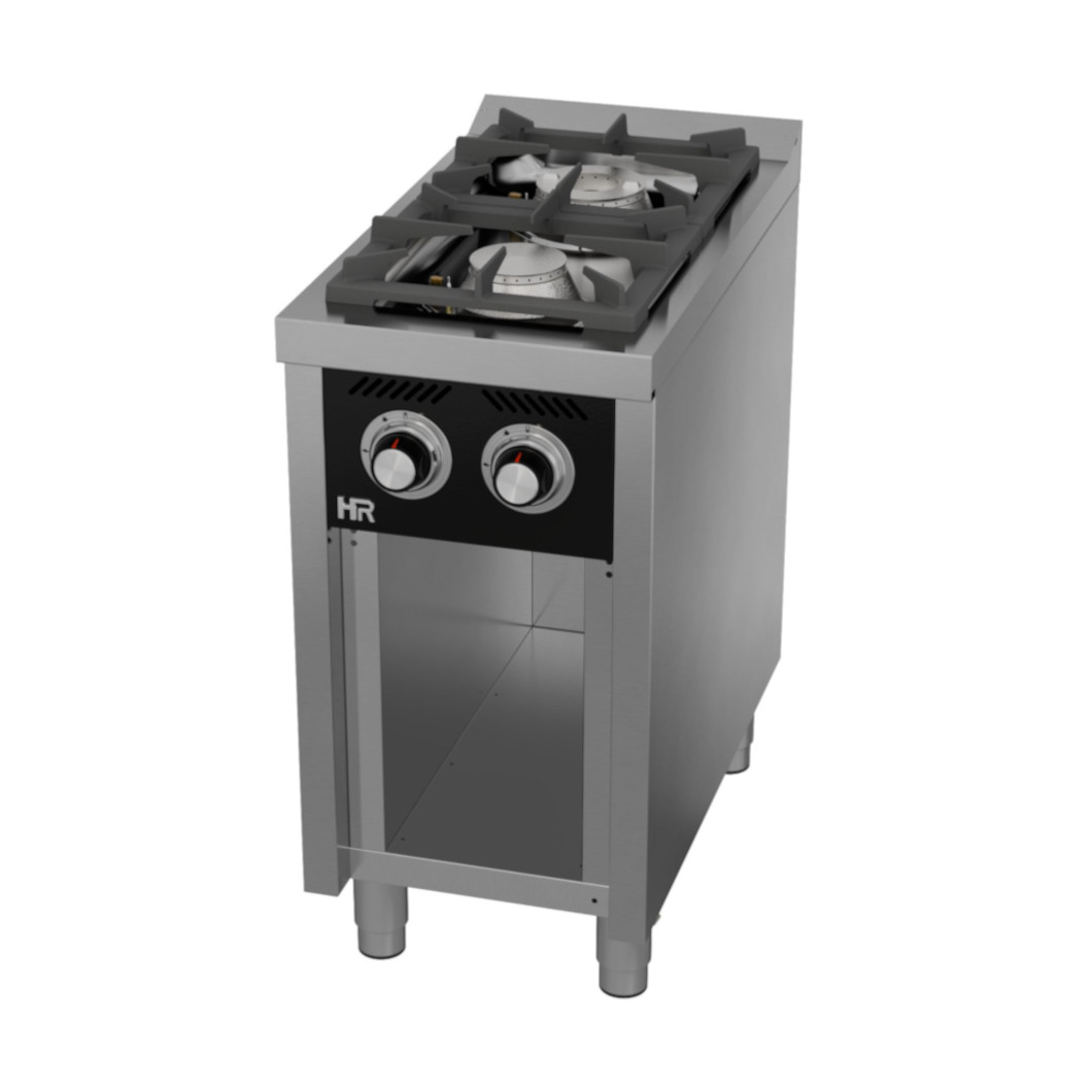 Fogão a Gás Profissional 2 Queimadores Forno GN 2/1 Linha 700