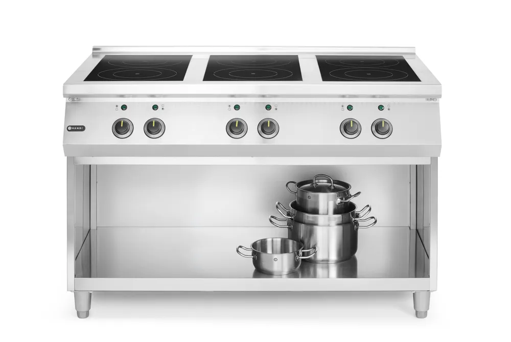 Fogão de Indução 6 Zonas Elétrico 25.5kW 1200mm