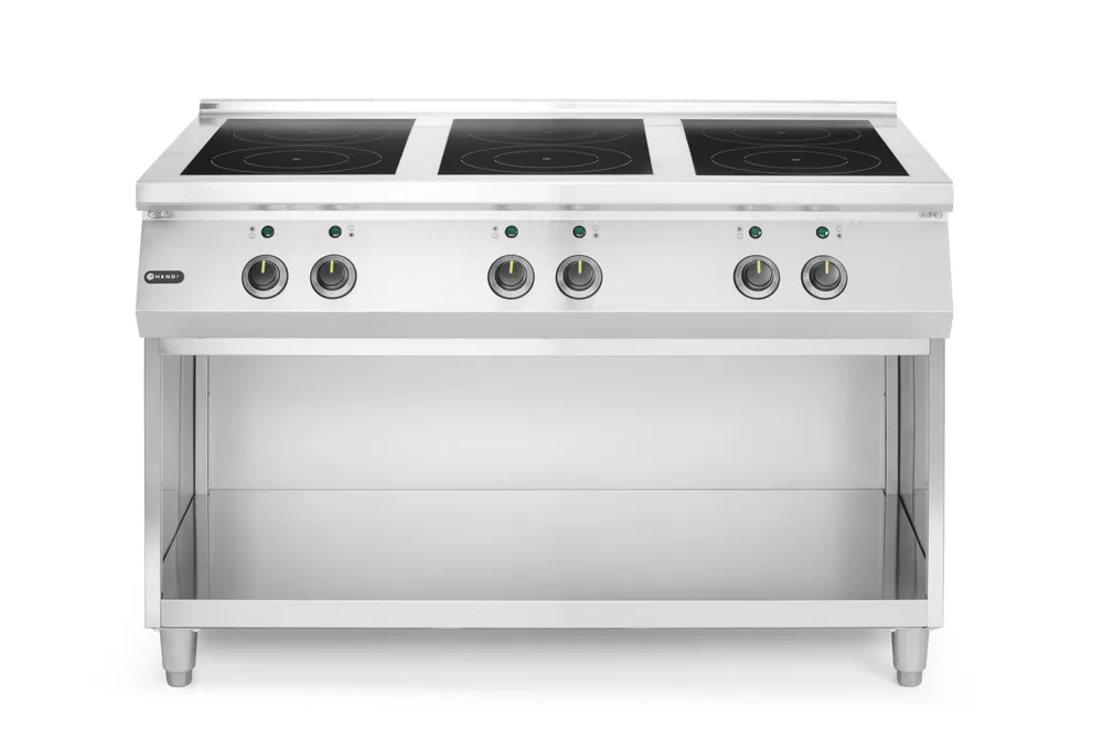 Fogão de Indução 6 Zonas Elétrico 25.5kW 1200mm