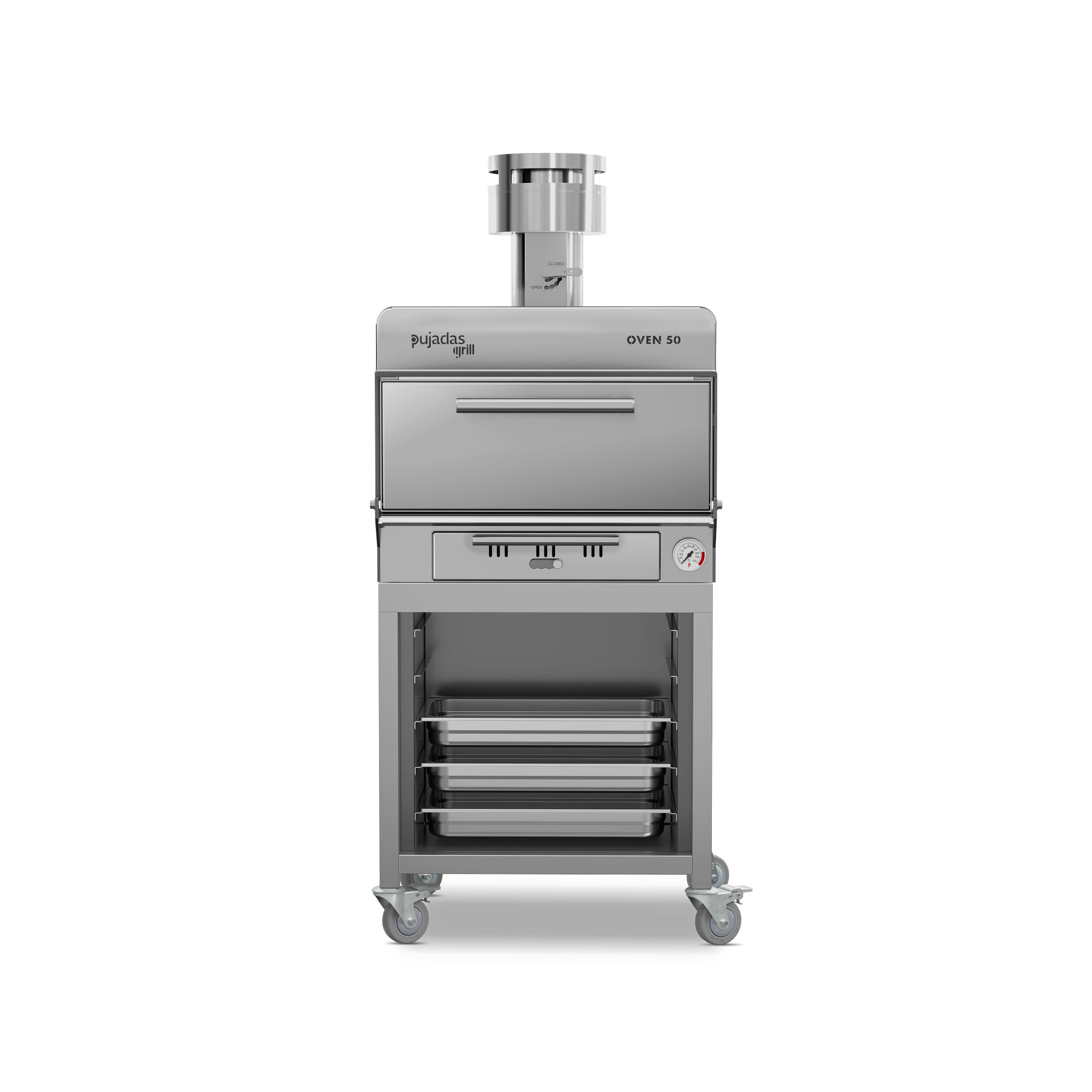 Forno a Brasa Aço Inoxidável para Cozinha Profissional