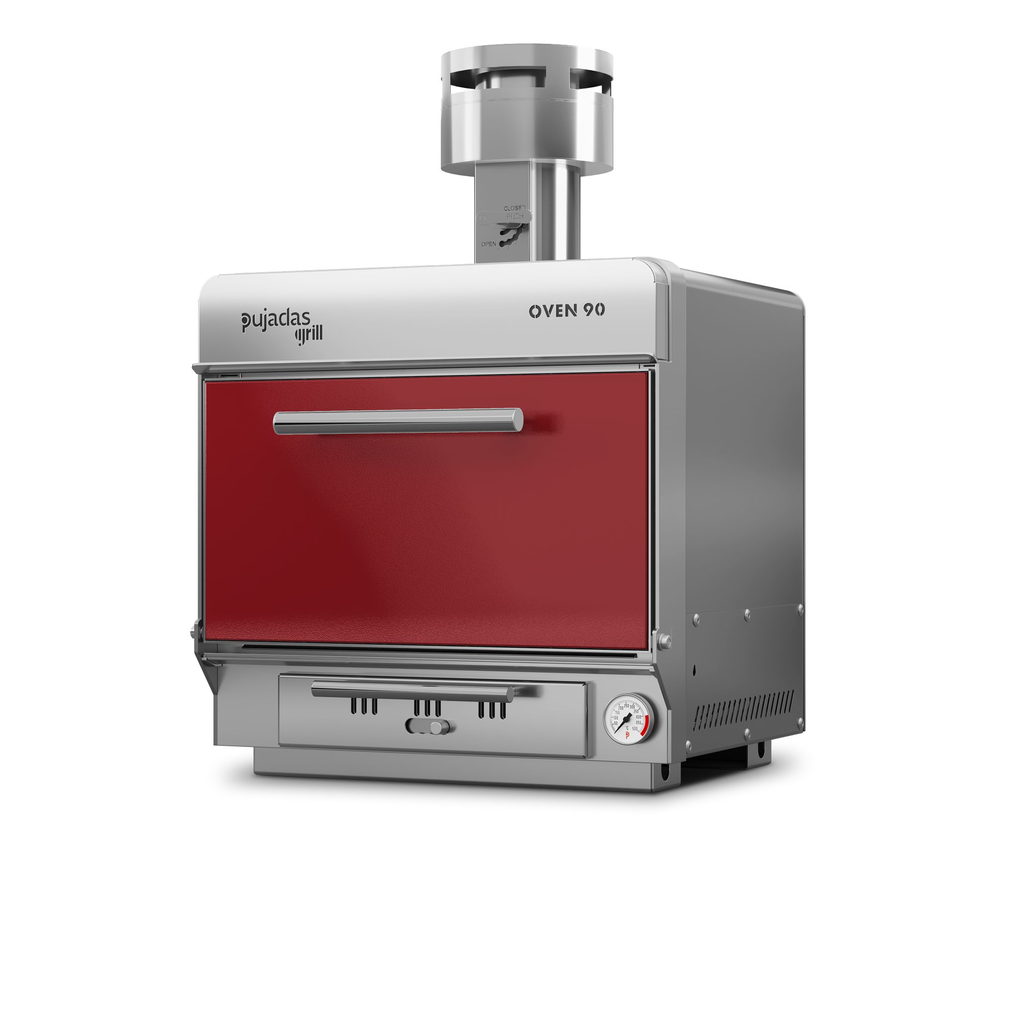 Forno a Brasa Linha 700 Vermelho para Cozinha Profissional
