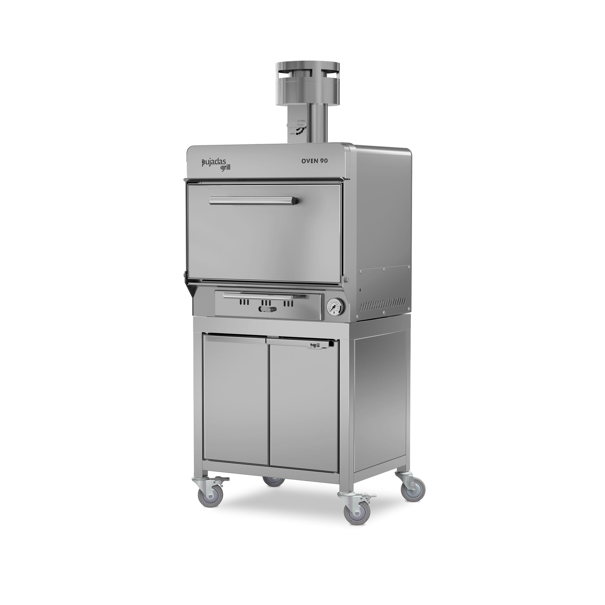 Forno de Brasa Profissional Classic 90 Inox