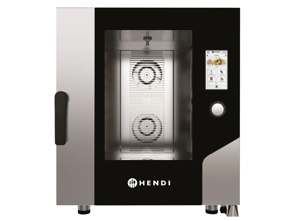 Forno Convecção Vapor Elétrico 7x GN 1/1 Tátil 730mm