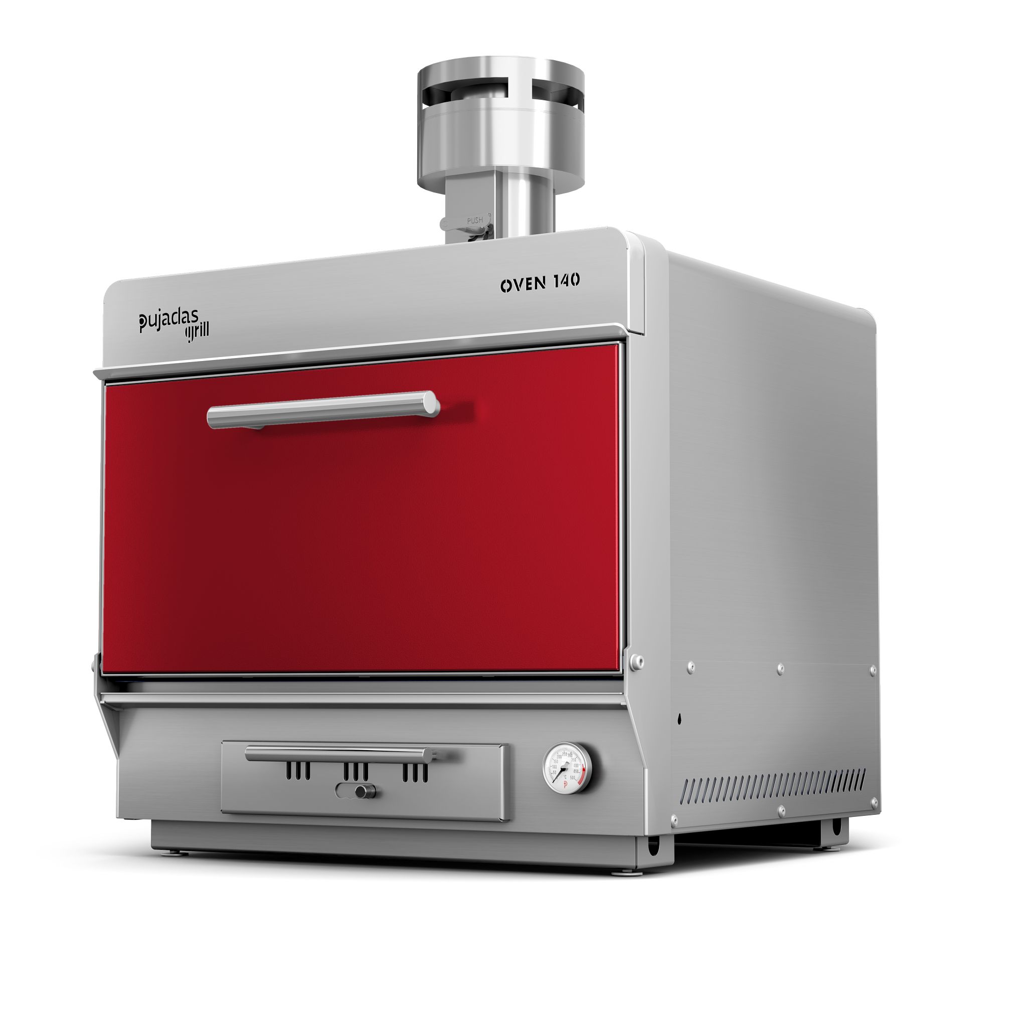 Forno a Brasa de Bancada 140 Vermelho