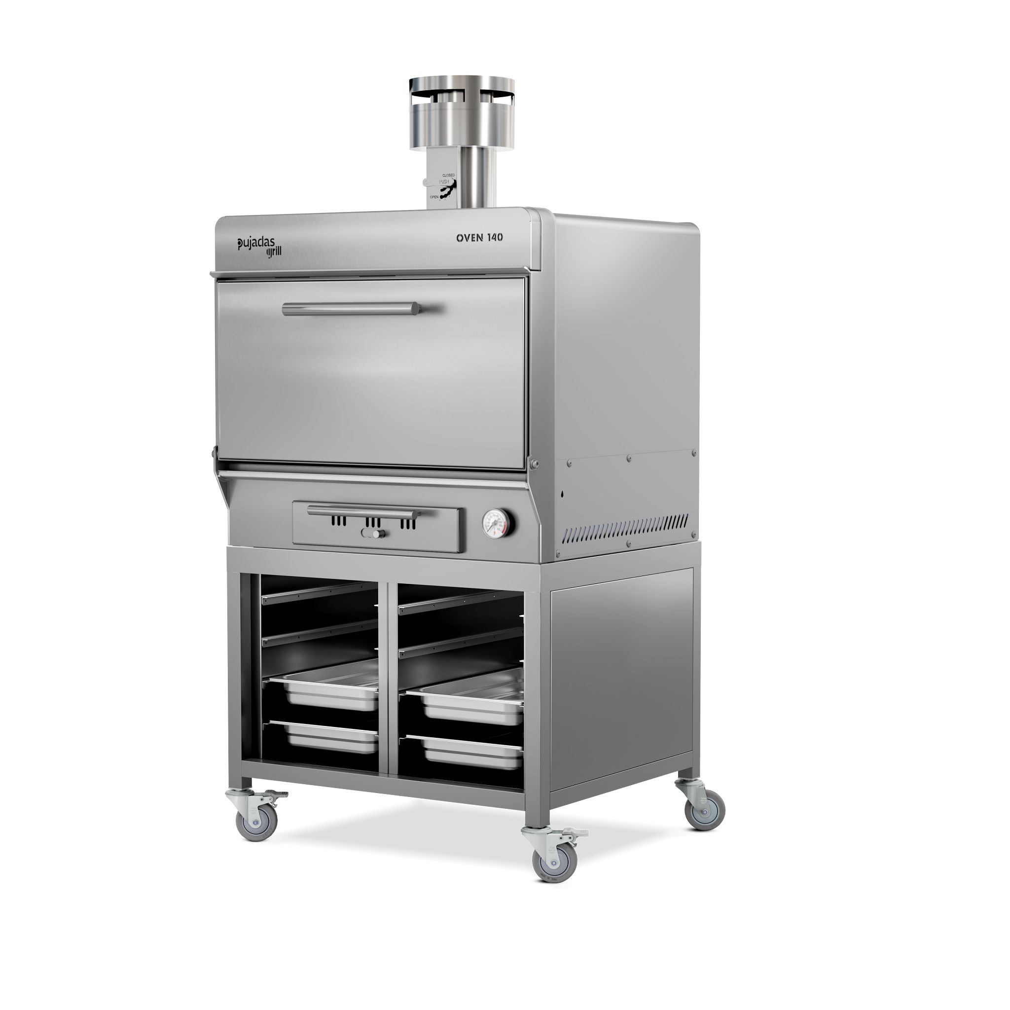 Forno de Brasa Profissional Aço Inoxidável Linha 900
