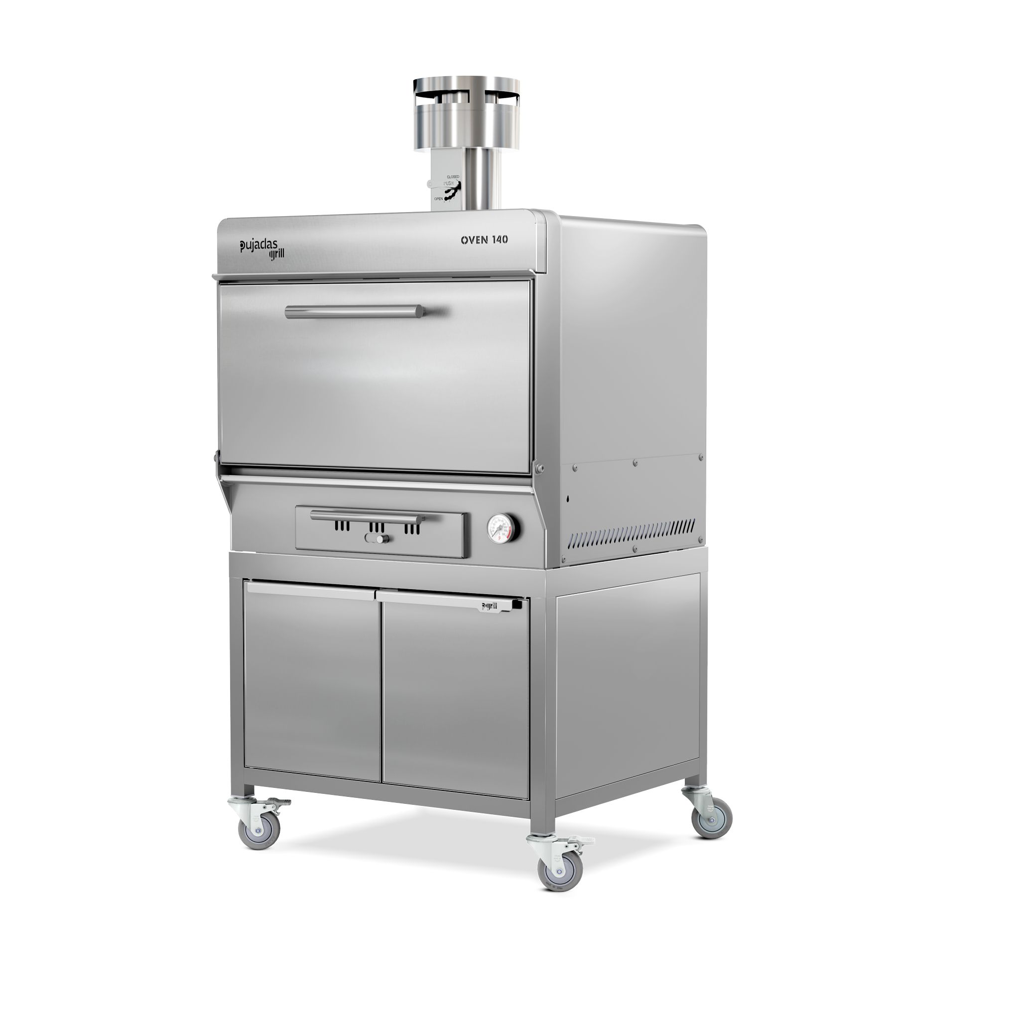 Forno a Carvão Profissional Aço Inoxidável Linha 900
