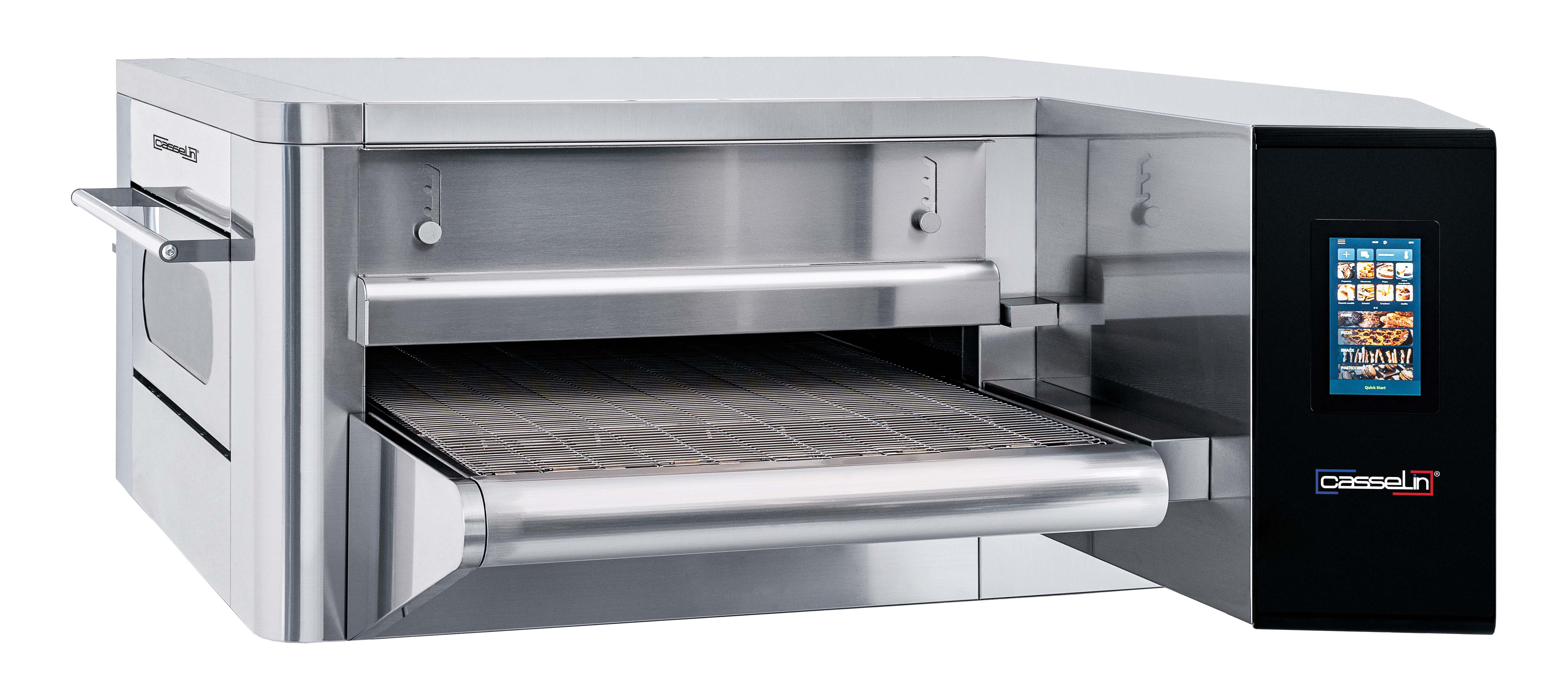 Forno de Pizza de Tapete Elétrico Digital 206 Pizzas/Hora
