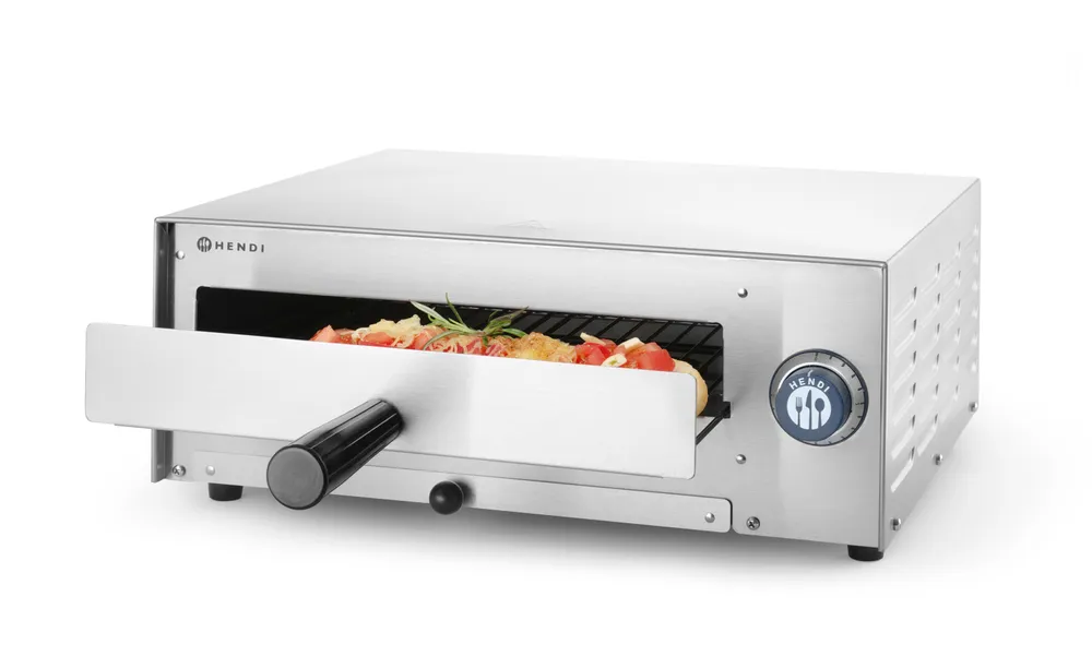 Forno de Pizza Compacto Elétrico 2000W - 580x560x275mm