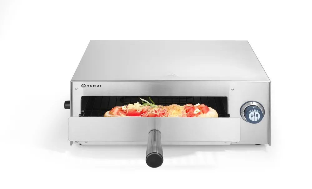 Forno de Pizza Compacto Elétrico 2000W - 580x560x275mm