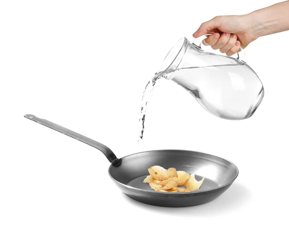 Frigideira Aço Carbono 320 mm para Cozinha Profissional