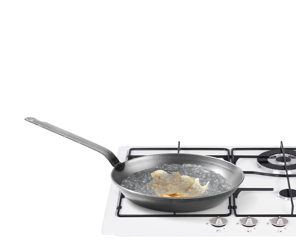 Frigideira Aço Carbono 320 mm para Cozinha Profissional