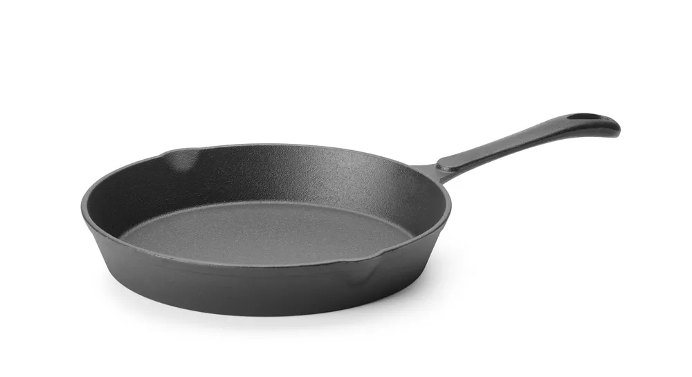 Frigideira de Ferro Fundido Profissional ⌀250mm - Retenção de Calor