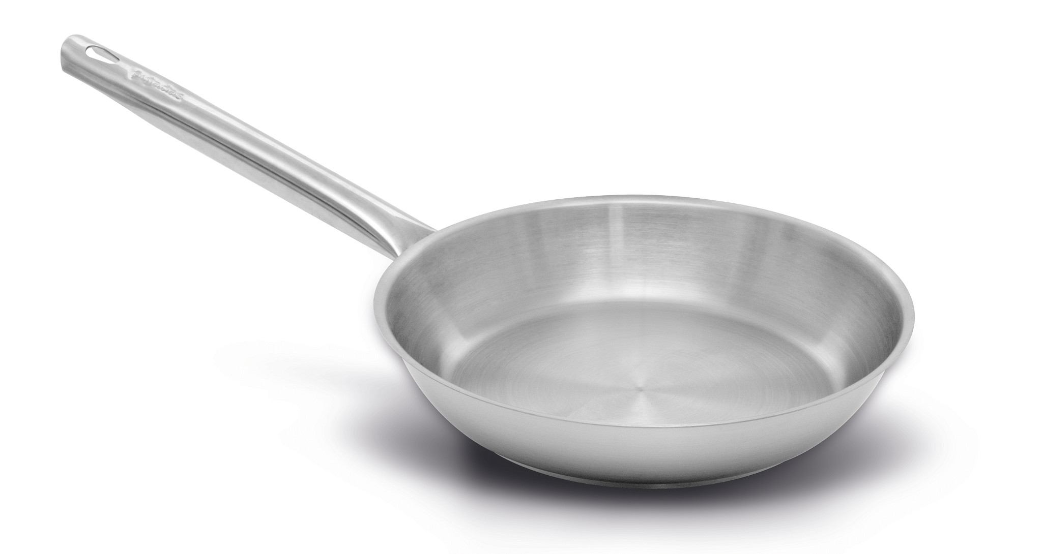 Frigideira Aço Inoxidável 22 cm — Cabo Ergonómico Indução