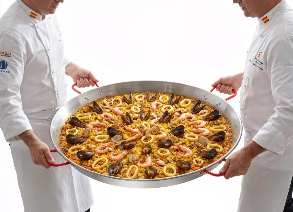 Frigideira para Paelha Profissional ø800mm em Aço Laminado para Grelhador