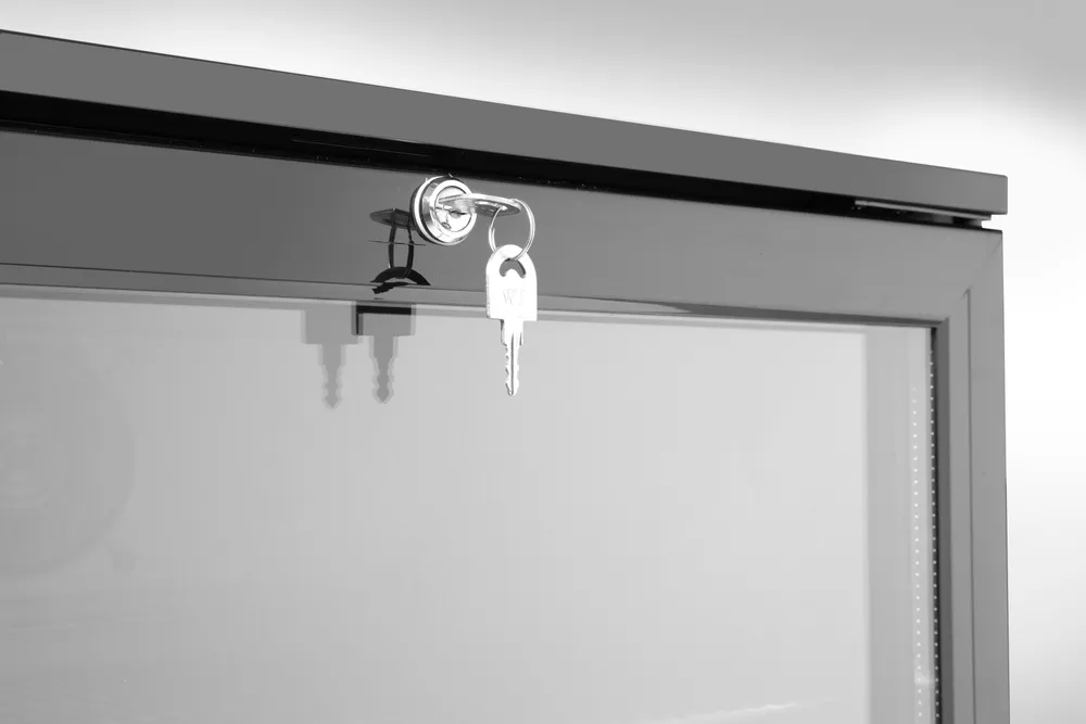 Frigorífico para Bar 105L Preto, Porta de Vidro, 230V