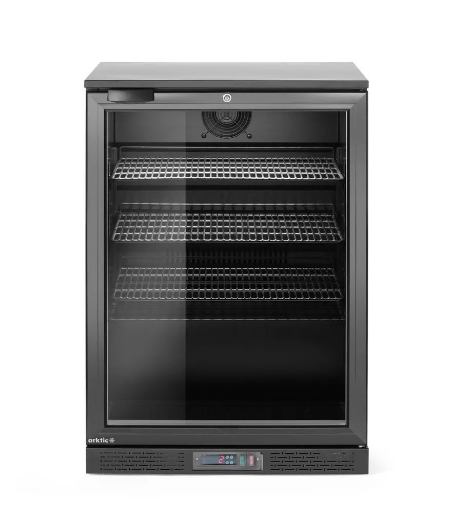 Frigorífico para Bar 105L Preto, Porta de Vidro, 230V