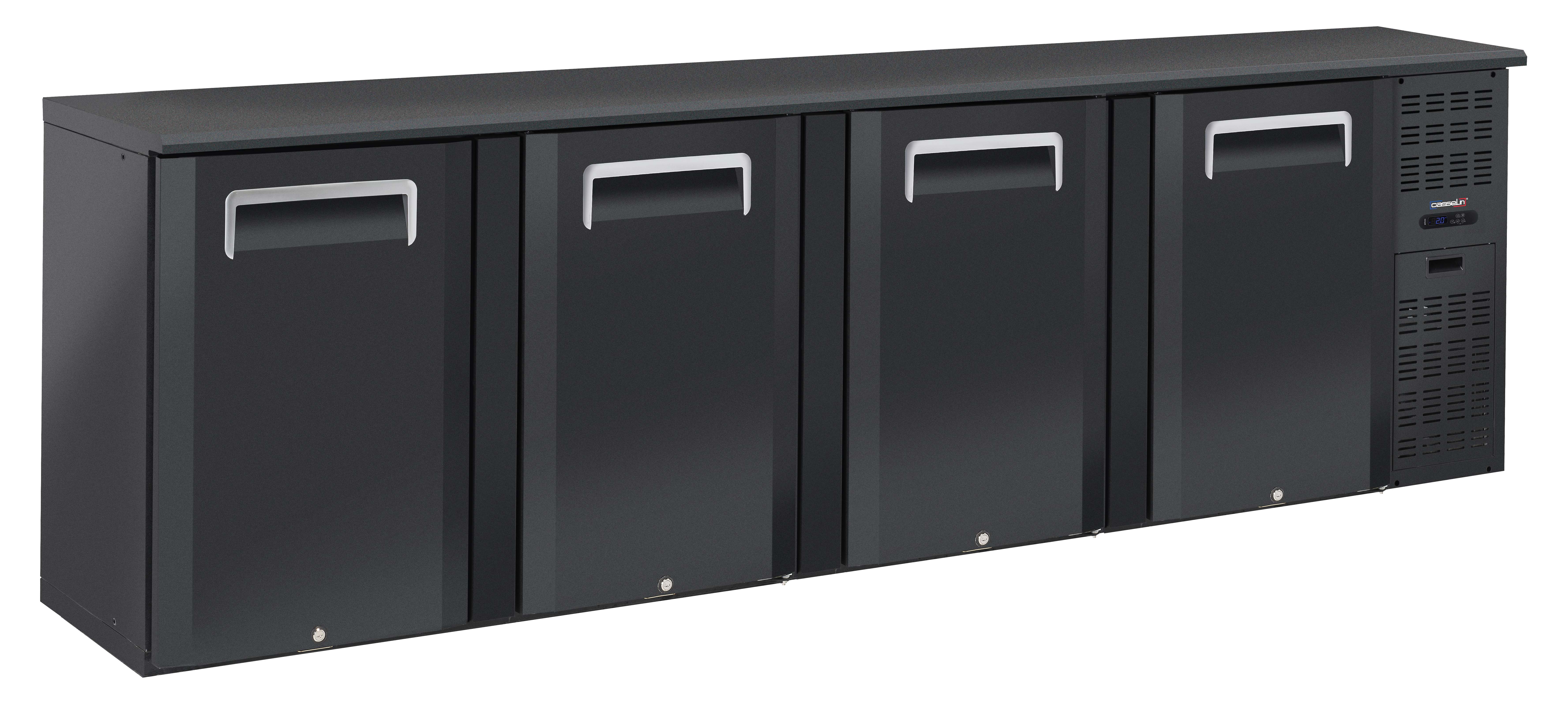 Frigorífico Back Bar 4 Portas Cegas 2540mm | Refrigeração 531L