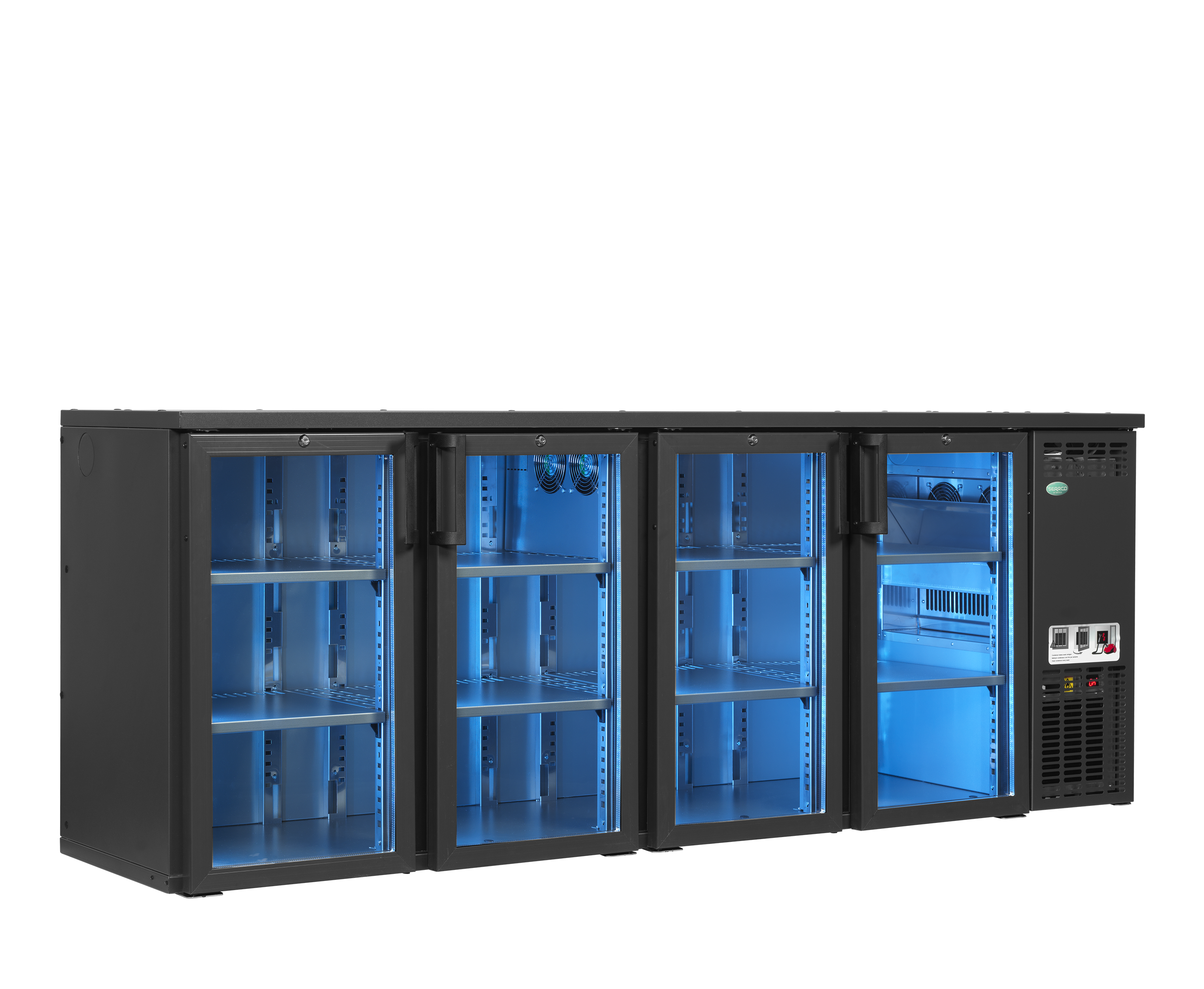 Frigorífico Backbar 574L c/ LED RGB Personalizável SCL-2222GMU+