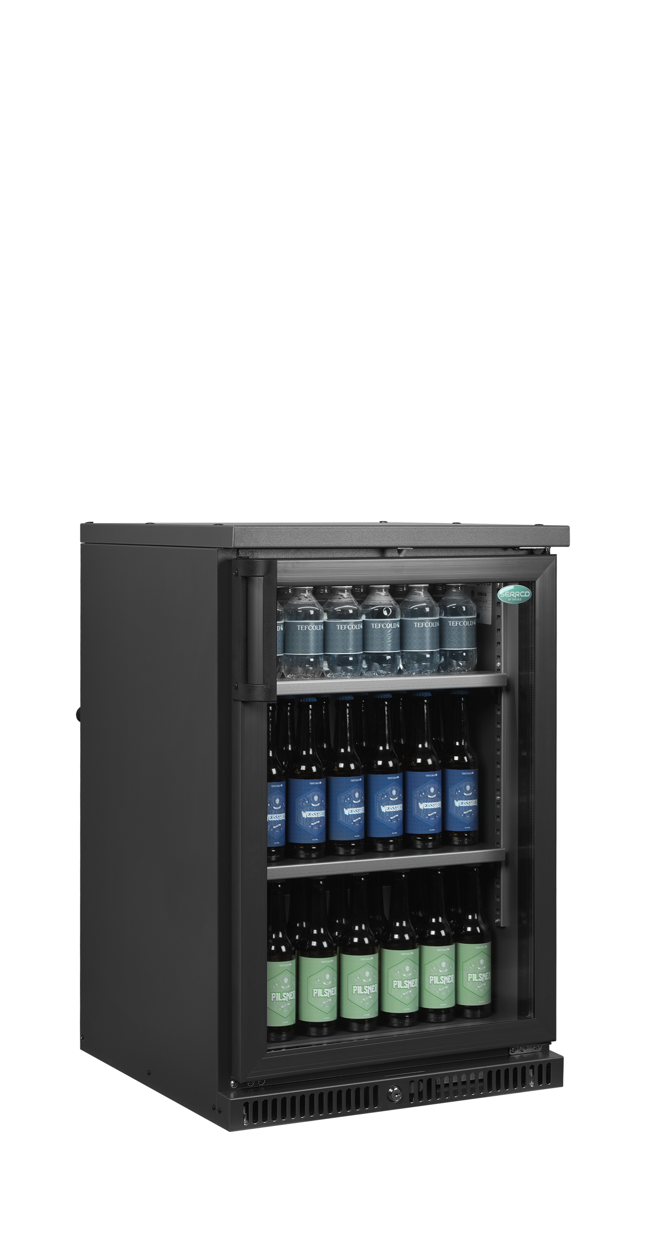 Frigorífico Backbar Profissional Porta de Vidro 135L