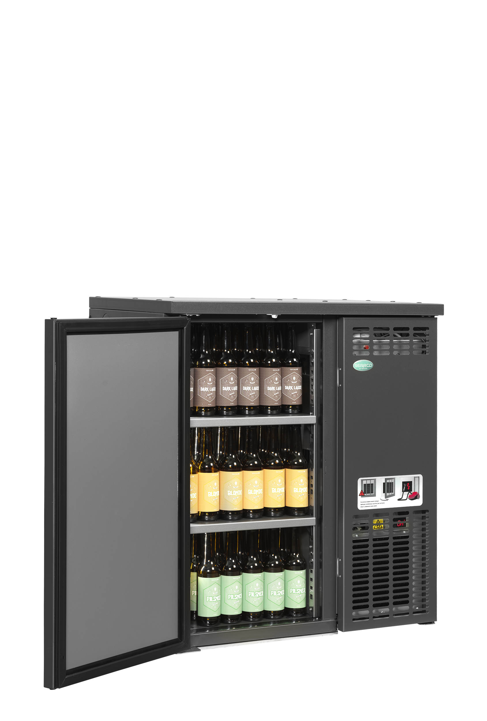 Frigorífico de Balcão SCL-2MU+ 124L – Manutenção Otimizada