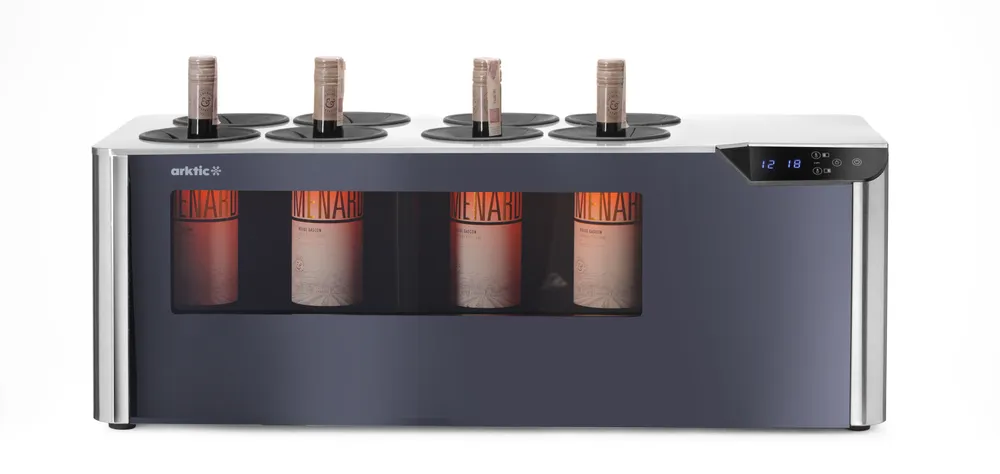 Refrigerador de Vinhos Bancada 2 Zonas - 8 Garrafas