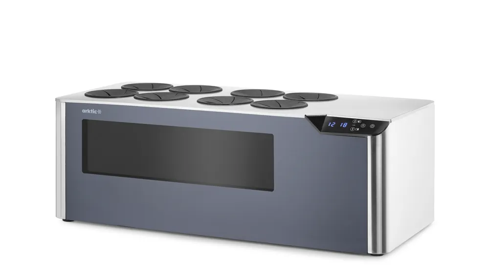 Refrigerador de Vinhos Bancada 2 Zonas - 8 Garrafas