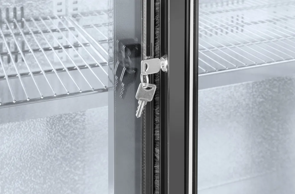 Frigorífico de Bar 158L com 2 Portas Deslizantes 900mm Elétrico