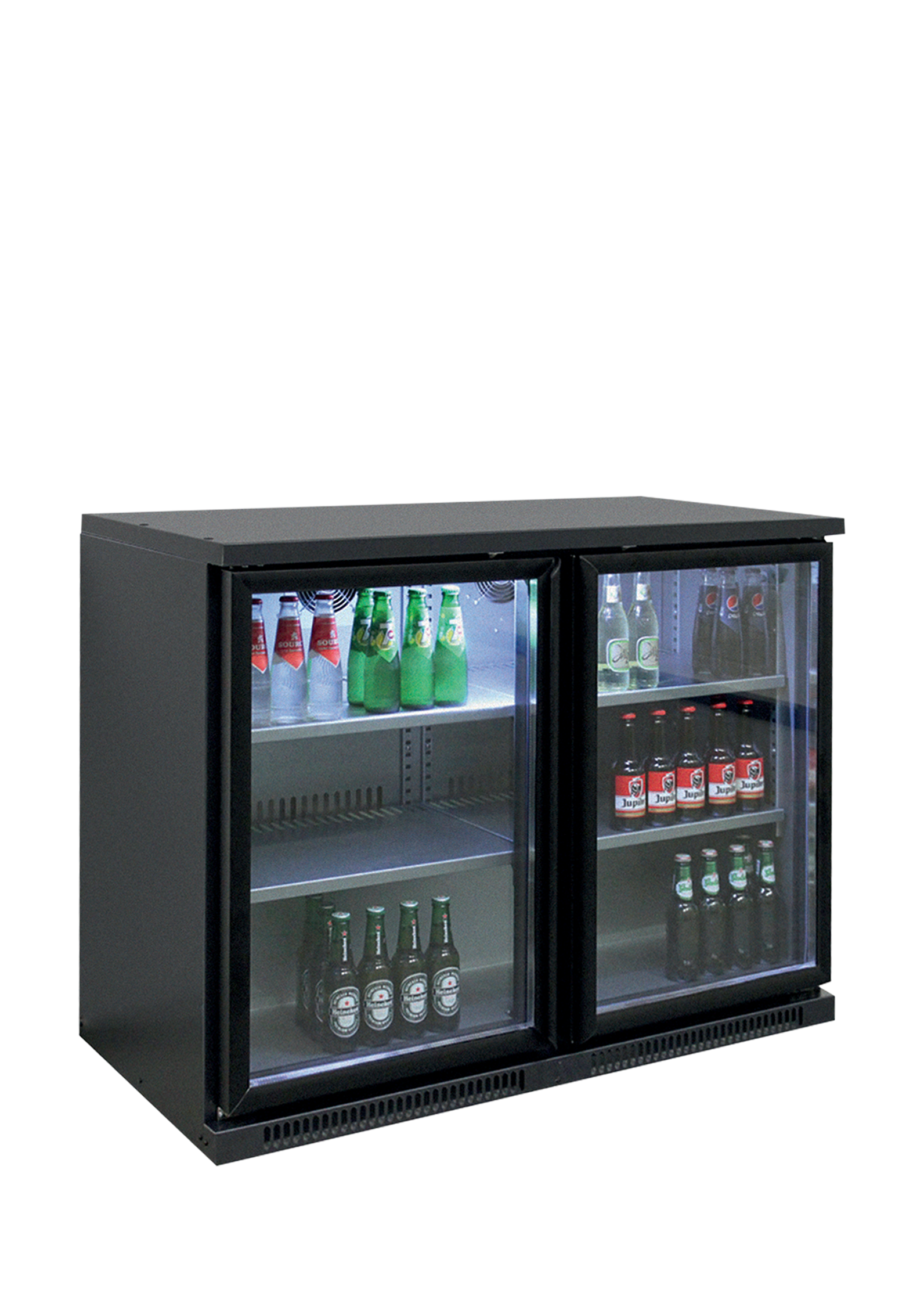 Frigorífico de Bar SGD-240GE 282L Portas de Vidro