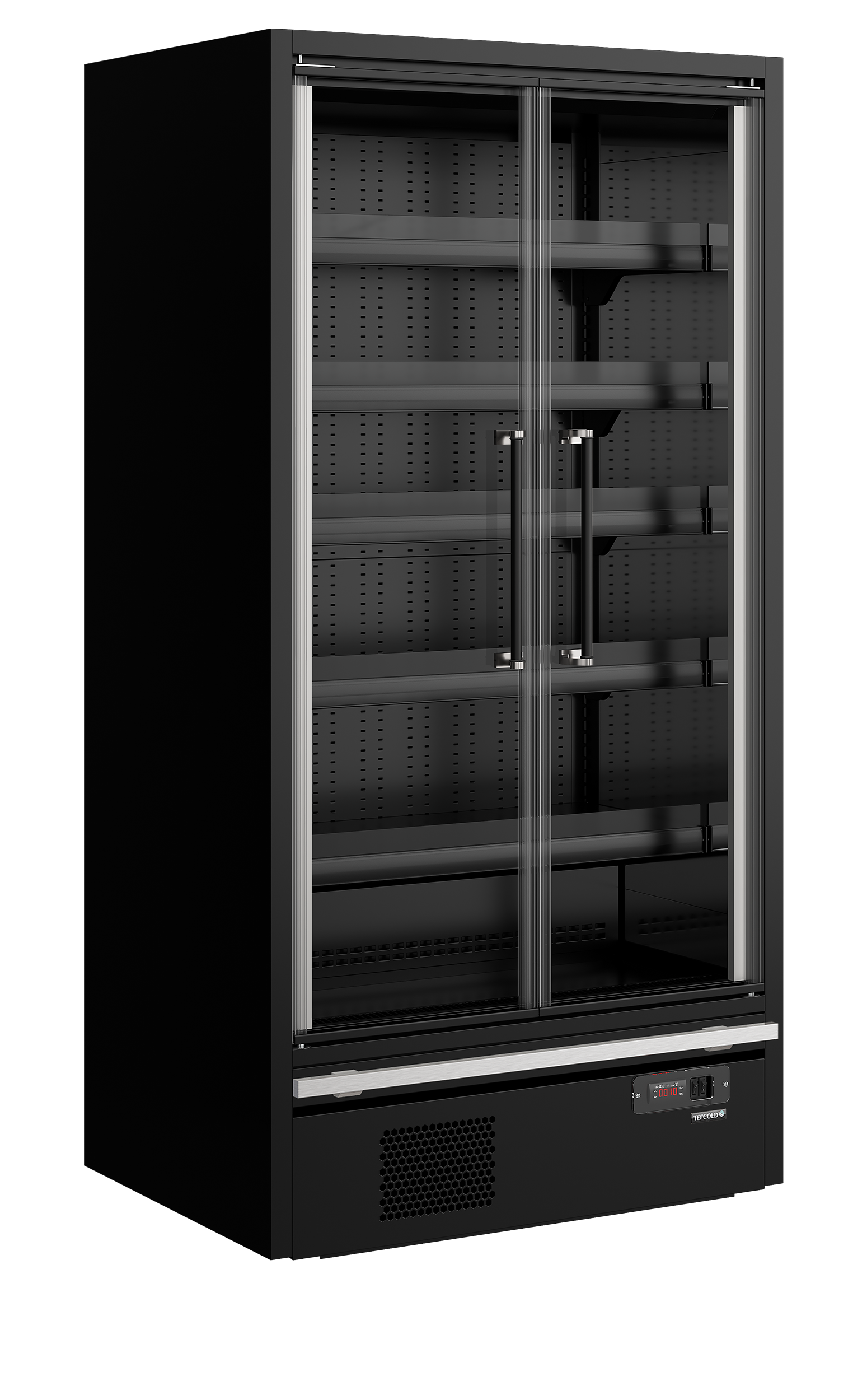 Frigorífico de parede para supermercado  Galaxy+ GP10FGD Black