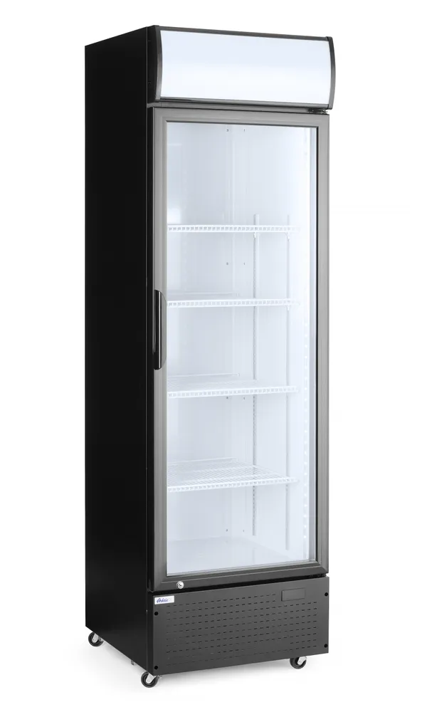 Frigorífico de Bar 254L com Painel Iluminado Preto 230V