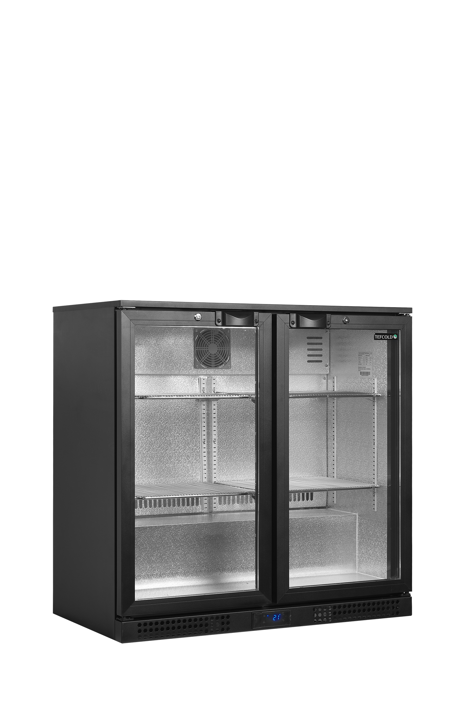 Frigorífico Expositor Bar 188L 2 Portas Vidro BA21H 900mm
