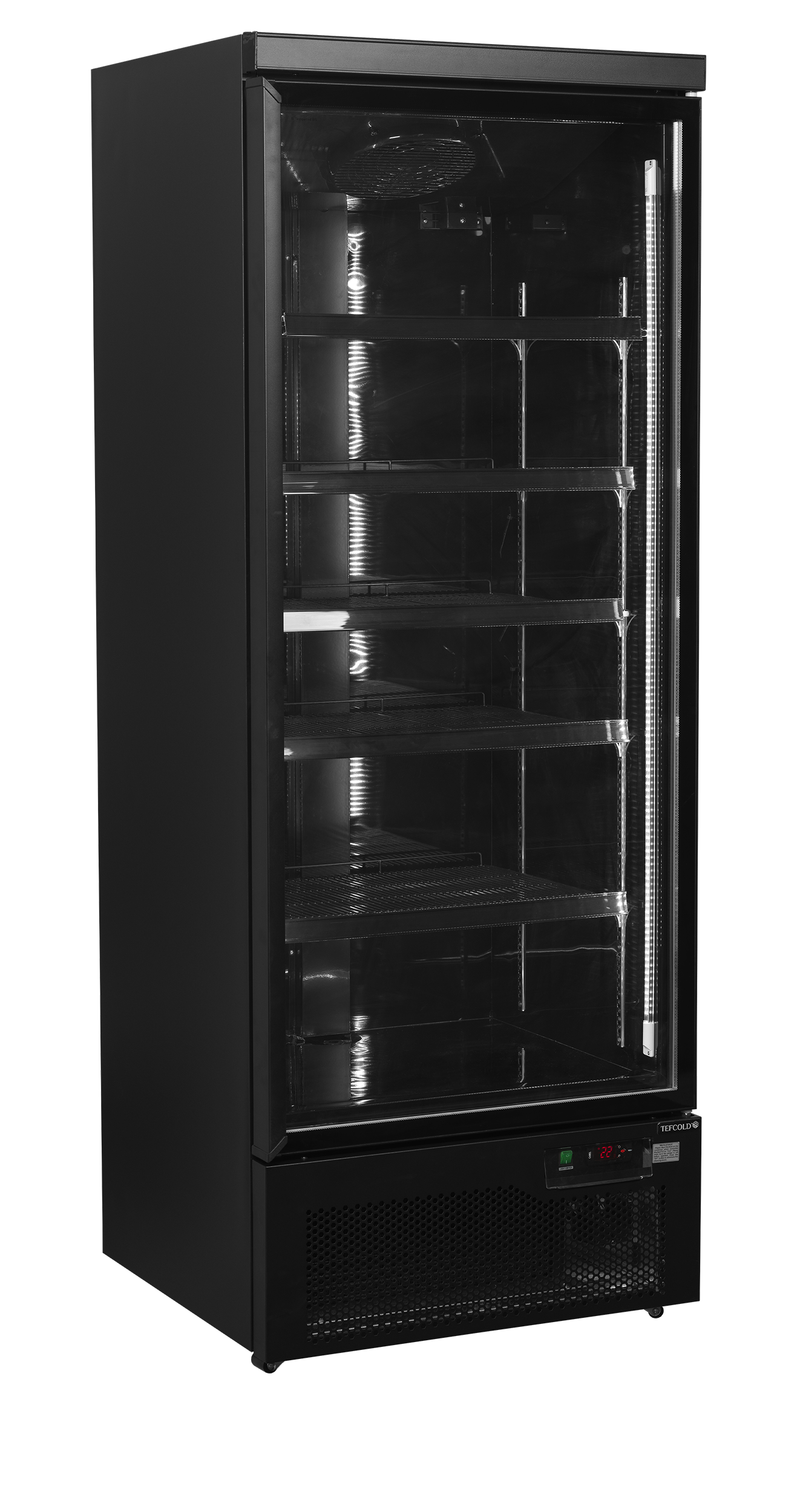 Frigorífico Expositor Bebidas 459L Preto Atom Maxi C1DBB